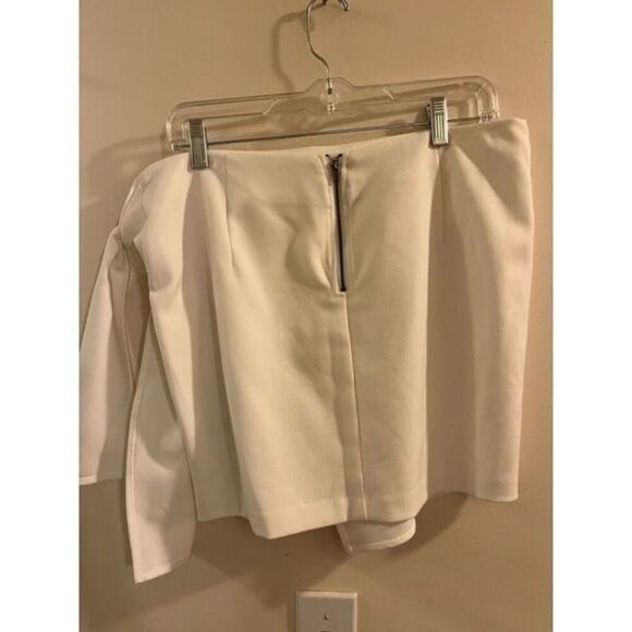 Naked Zebra Womens Size Large Ivory Wrap Tie Waist - Picture 2 of 4